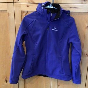 Women’s Eider Norwa Jacket - Thermal Mid-Layer Hoody Fleece, Blue, Size 10 / Lg